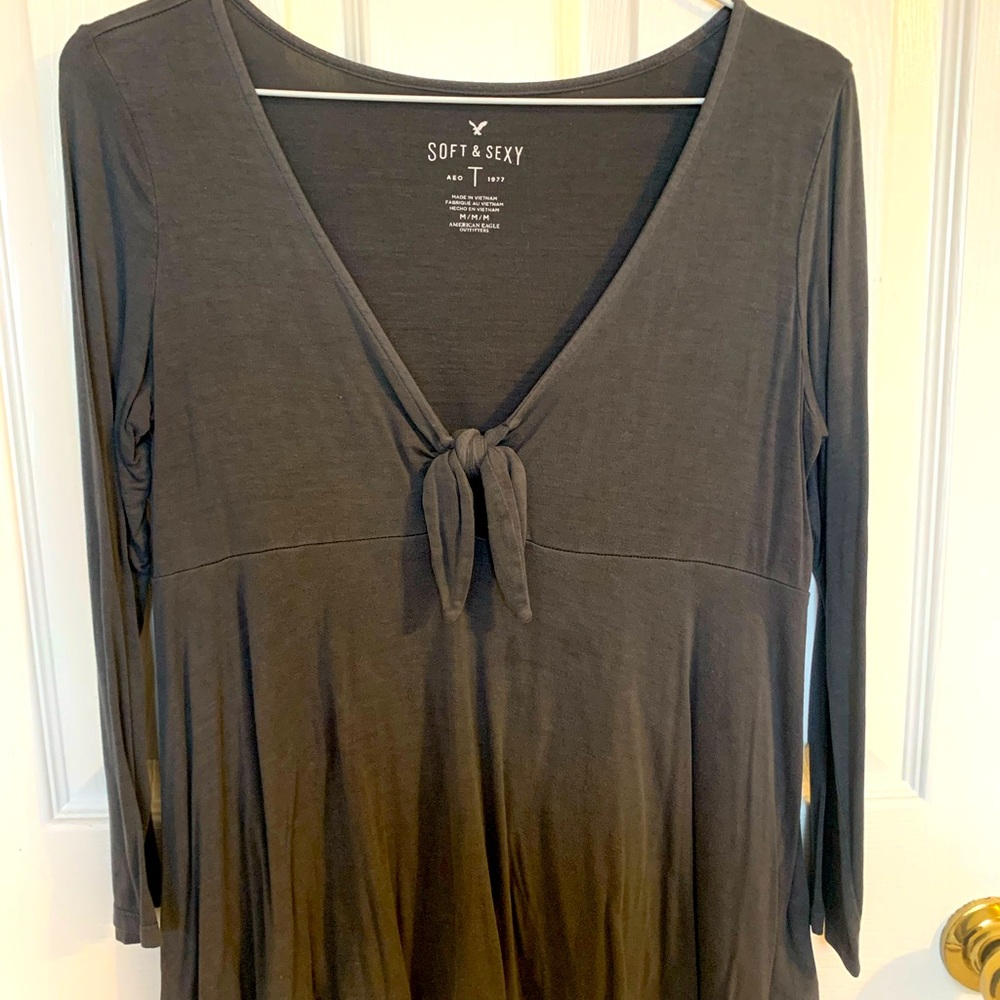 Soft & Sexy AE T 🖤 Tie Knot Front